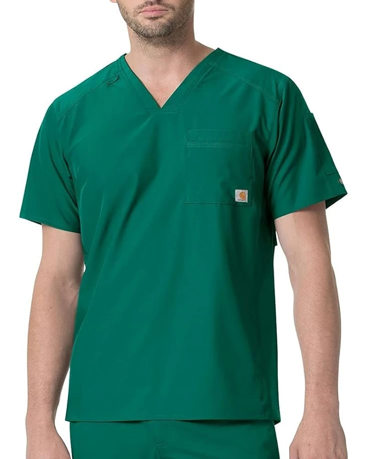 Carhartt Men's Slim Fit V-Neck Scrub Top 3 Carhartt Men's Slim Fit V-Neck Scrub Top
