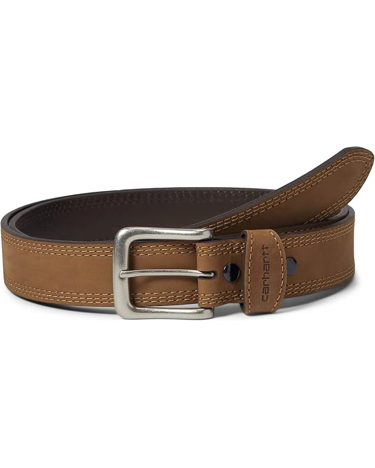 Carhartt Big & Tall Leather Triple Stitch Belt 3 Carhartt Big & Tall Leather Triple Stitch Belt