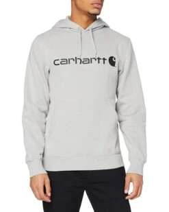 Carhartt Men's Force Delmont Signature Graphic Hooded Sweatshirt