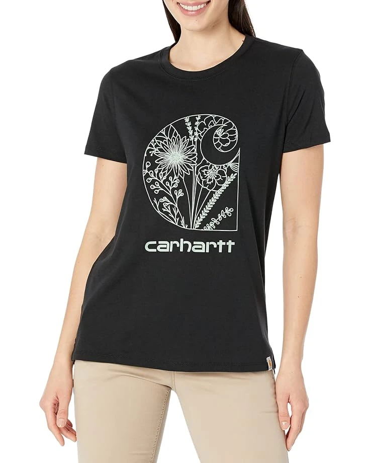 Carhartt Relaxed Fit Lightweight Short Sleeve Floral C Graphic T-Shirt 3 Carhartt Relaxed Fit Lightweight Short Sleeve Floral C Graphic T-Shirt