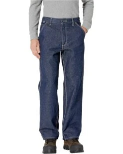 Carhartt Big & Tall Flame-Resistant Signature Denim Dungarees