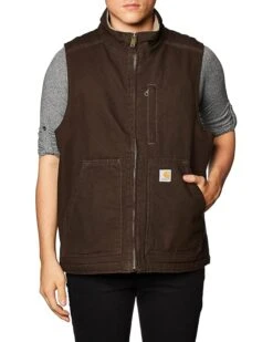 Carhartt Men's Sherpa Lined Mock-Neck Vest