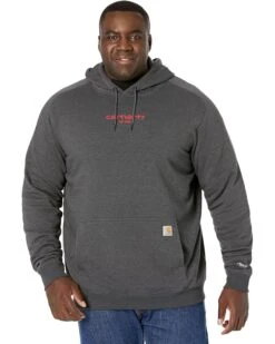 Carhartt Big & Tall Force Relaxed Fit Lightweight Logo Graphic Sweatshirt