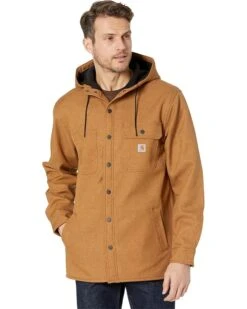 Carhartt Rain Defender® Relaxed Fit Heavyweight Hooded Shirt Jacket