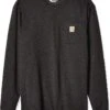 Carhartt Men's Loose Fit Heavyweight Long-Sleeve Pocket Henley T-Shirt