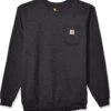 Carhartt Mens Crewneck Pocket Sweatshirt (Regular And Big & Tall Sizes)
