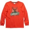 Carhartt Boys' Knit Long Sleeve Crewneck T-Shirt -Carhartt 91LnUWCIsYL. AC SR736920